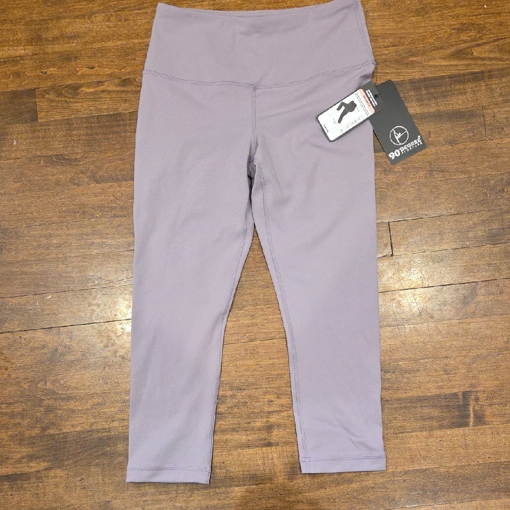 90 Degree By Reflex Lavender Capris